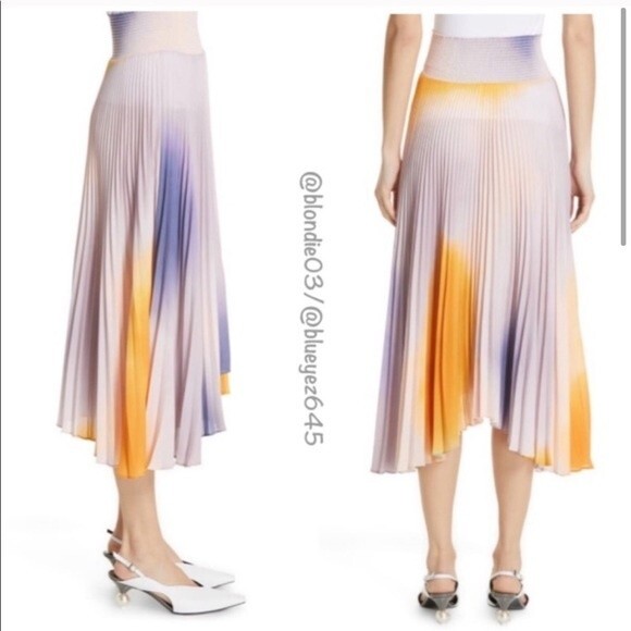 A.LC. “Sonali” dip dye shark bite hem skirt M - Picture 3 of 7